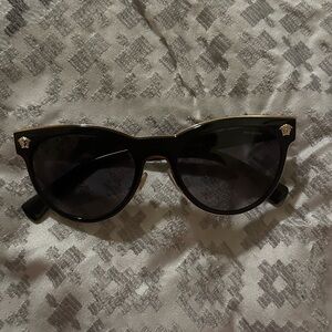 Versace Black and Gold Sunglasses